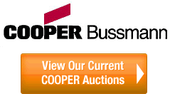 Cooper Bussman Auctions Surplus Electronic Components